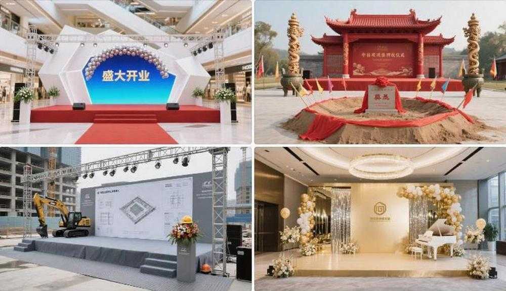 张家港开业仪式场地布置公司哪家好点_推荐